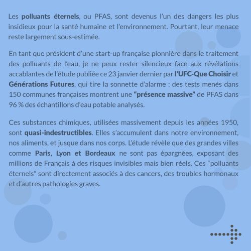 Le plus grand danger des polluants éternels c'est l'aveuglement collectif