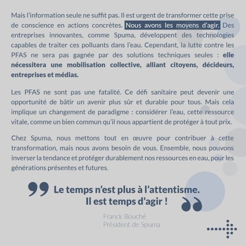 Le plus grand danger des polluants éternels c'est l'aveuglement collectif